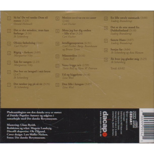 Den danske Revy 1930-1940 vol. 7 (CD)