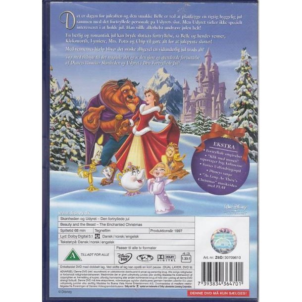 Sk�nheden og Udyret - Den fortryllede jul (DVD)