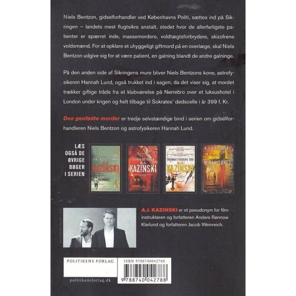 Den genf�dte morder (Bog)