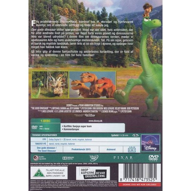 Den gode Dinosaur - Disney Pixar nr. 12 (DVD)