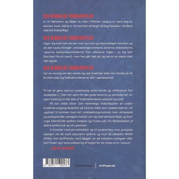 Den hemmelige fodbold spiller (Bog)