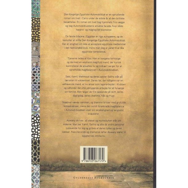 Den kongelige egyptiske automobilklub (Bog)