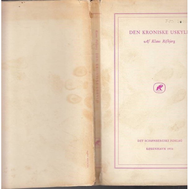 Den kroniske uskyld (Bog)