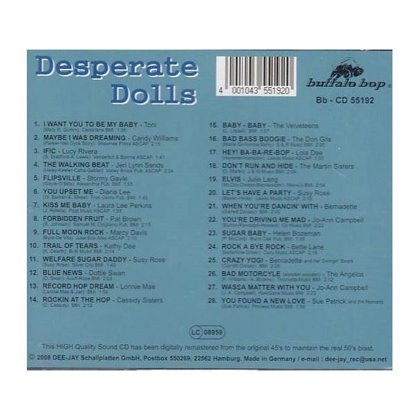 Desperate Dolls (CD)