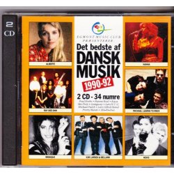 Det bedste af dansk musik 1990-92 (CD)
