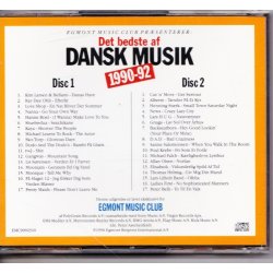 Det bedste af dansk musik 1990-92 (CD)