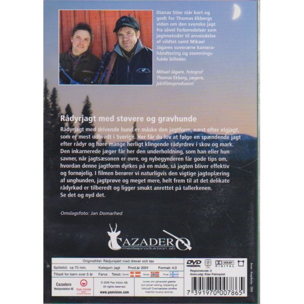 R�dyrjagt med st�vere og gravhunde (DVD)