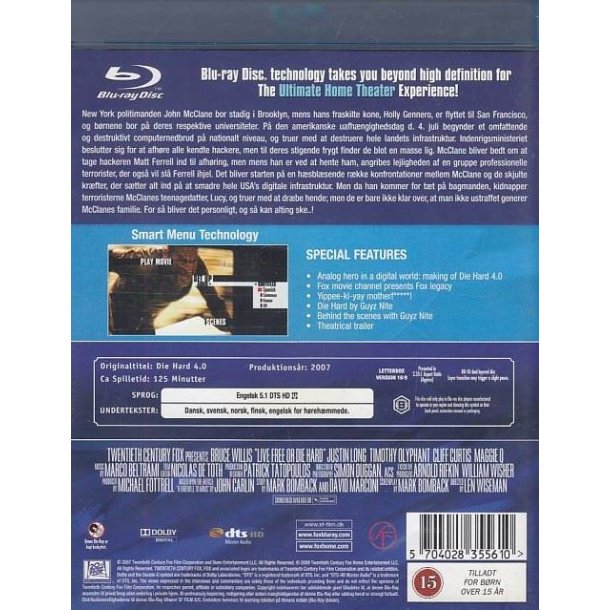 Die hard 4.0 (Blu-ray)