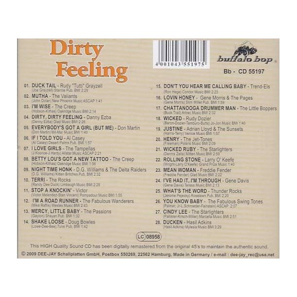 Dirty Feeling (CD)