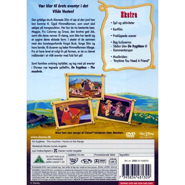 De frygtl�se - The Muuhvie - Disney Klassikere nr. 44 (DVD) 
