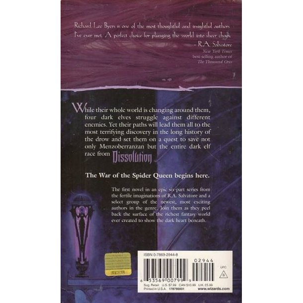 War of the spider Queen 1 - Dissolution (Bog)