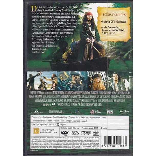 Pirates of the Caribbean - D�d mands kiste (DVD)