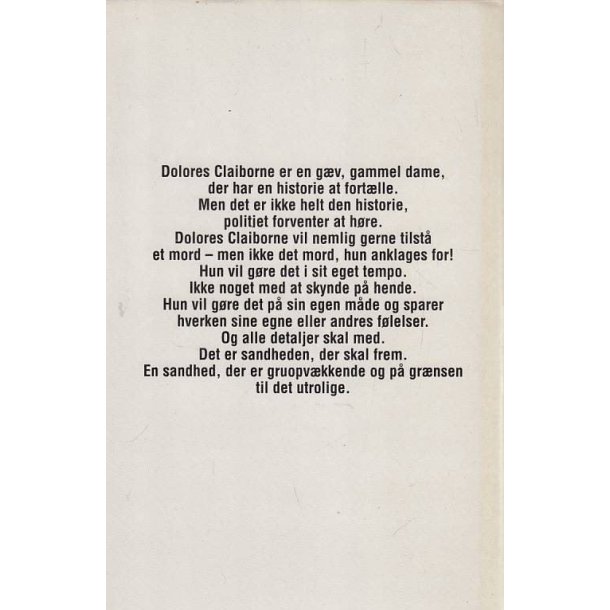 Dolores Claiborne (Bog)