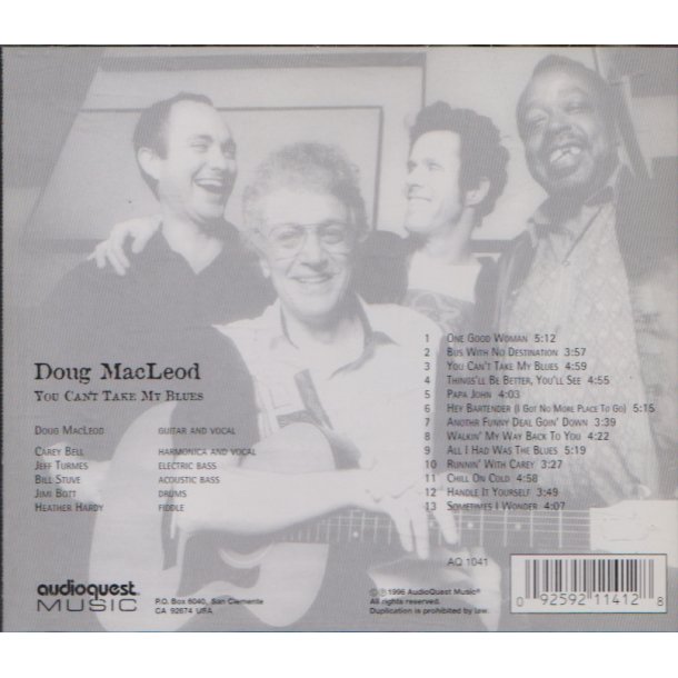 You can't take my blues (CD)