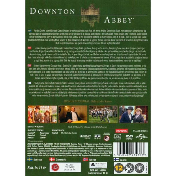 Downton Abbey - A journey to the highlands (DVD)