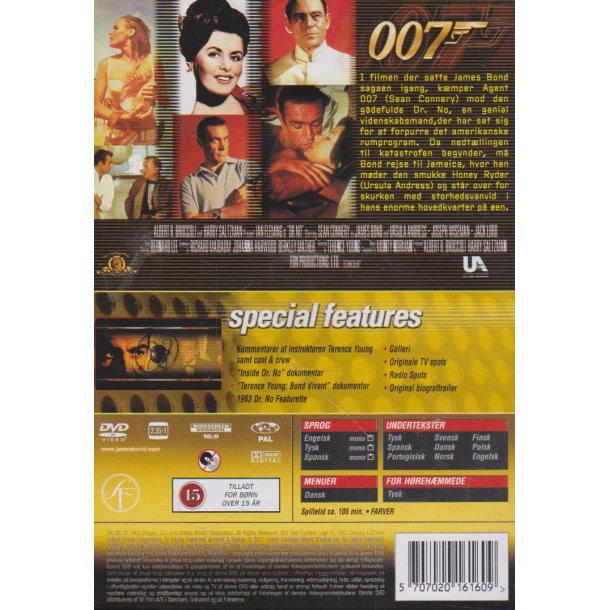 James Bond 007 - Dr. No - Mission drab (DVD)