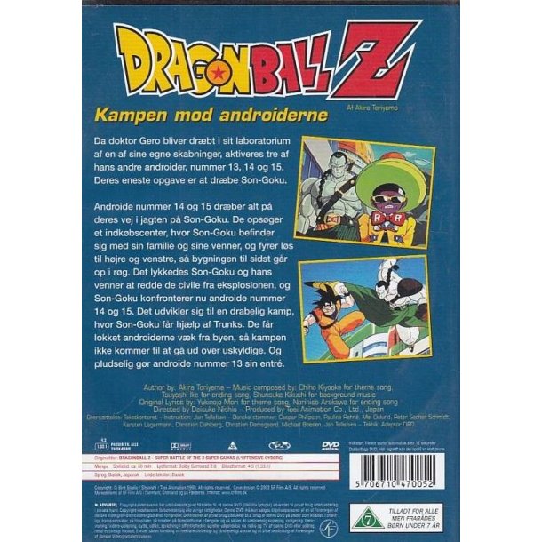 Dragon Ball Z - Kampen mod androiderne (DVD)