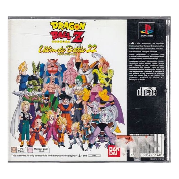 Dragon Ball - Ultimate battle 22 (Spil)