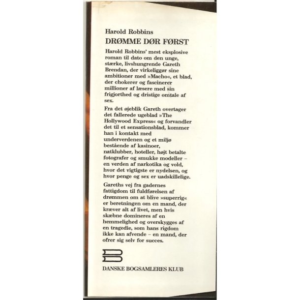 Dr�mme d�r f�rst (Bog)