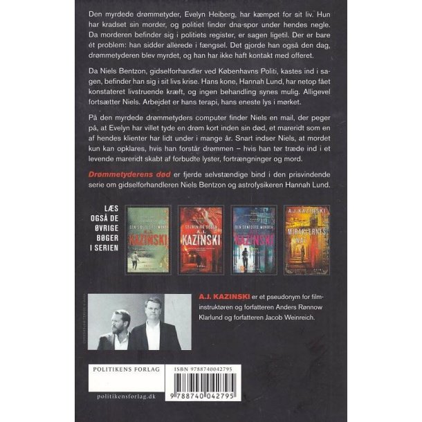 Dr�mmetyderens d�d (Bog)