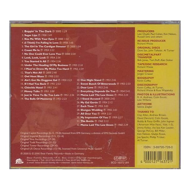 Boppin In The Dark (CD)