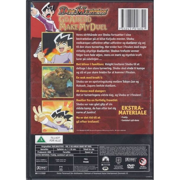 Duel Masters - Go ahead make my duel (DVD)
