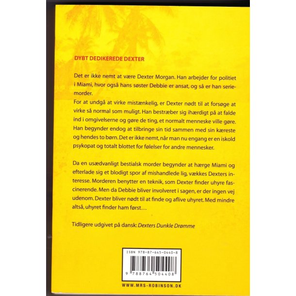 Dybt dedikerede Dexter (Bog)