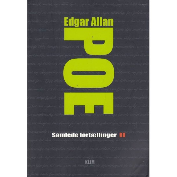Edgar Allan Poe - Samlede fort�llinger 1 & 2 (Bog)