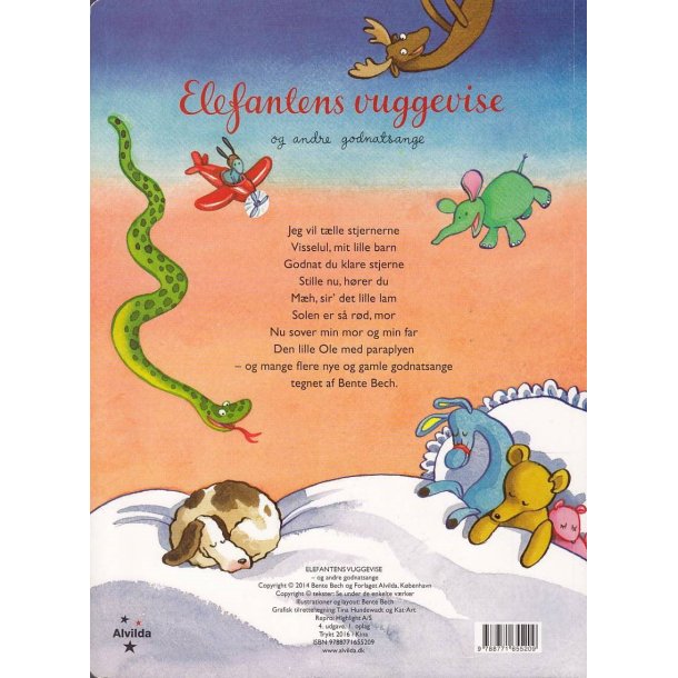 Elefantens vuggevise og andre godnatsange (Bog)