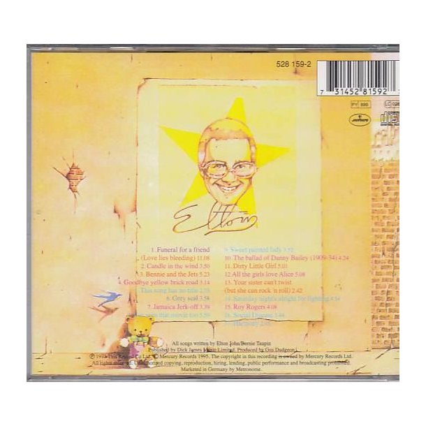 Goodbye Yellow Brick Road (CD)