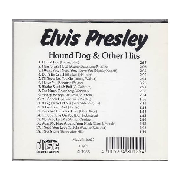 Hound Dog & Other Hits (CD)