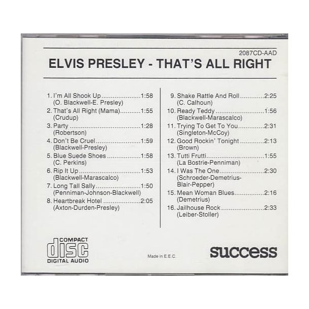 That's all right (CD)