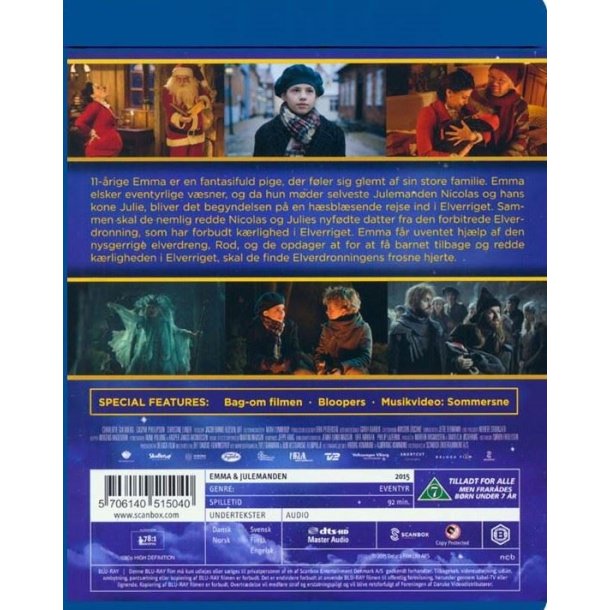 Emma & Julemanden (Blu-ray)