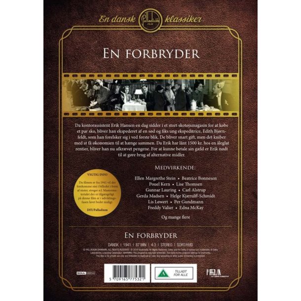 En forbryder (DVD)