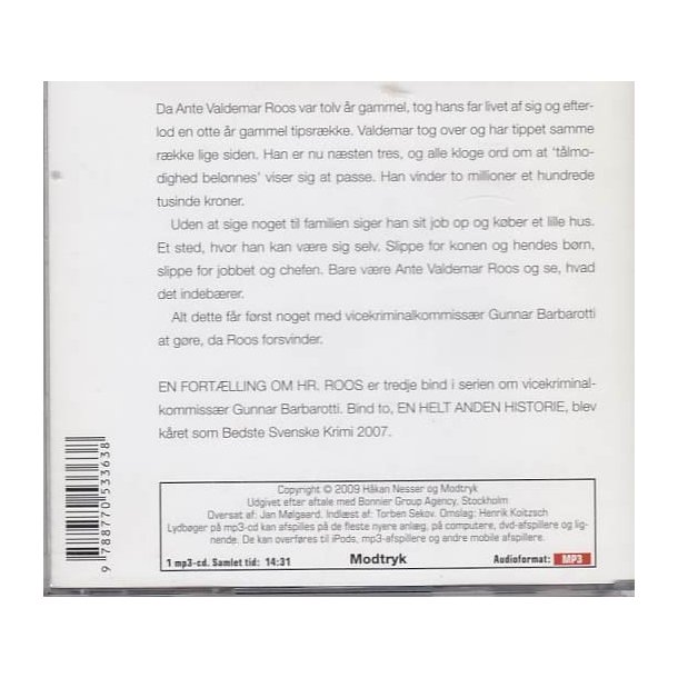 En fort�lling om hr. Roos (Lydbog)