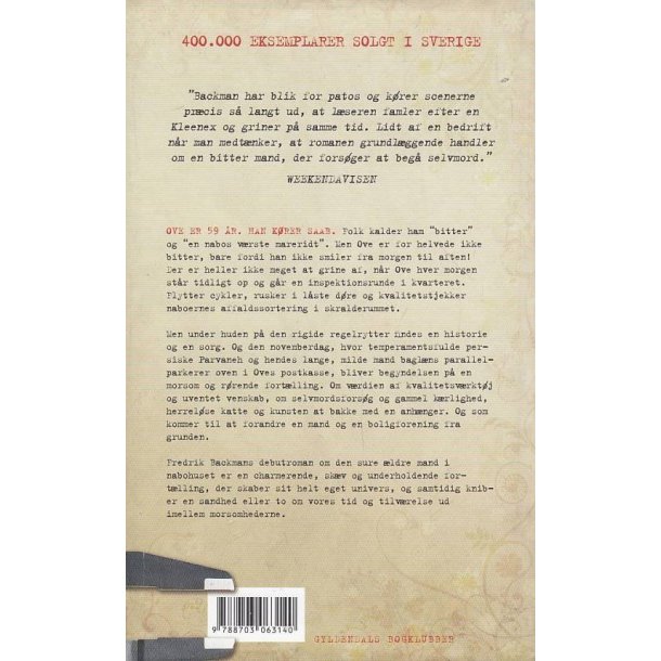 En mand der hedder Ove (Bog)