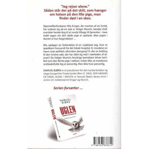 Der h�nger en engel alene i skoven (Bog)