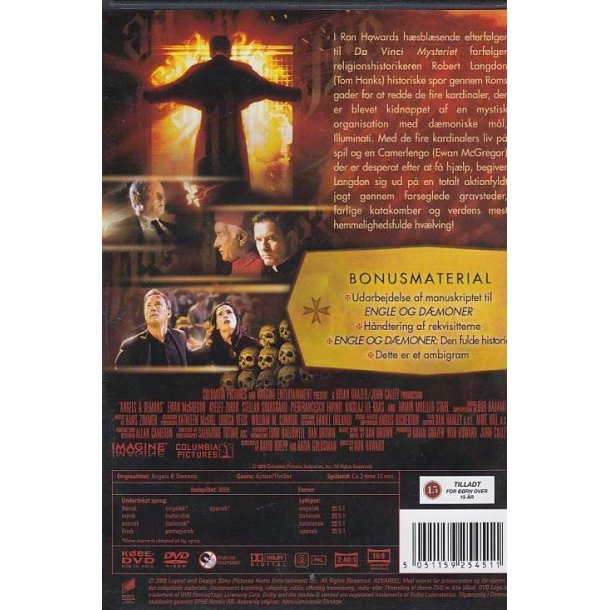 Engle og d�moner (DVD)