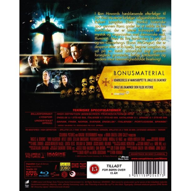 Engle og d�moner (Blu-ray)