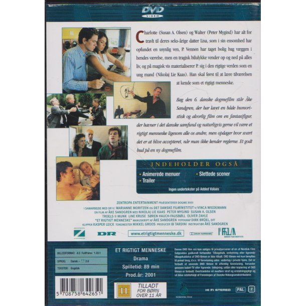 Et rigtigt menneske (DVD)