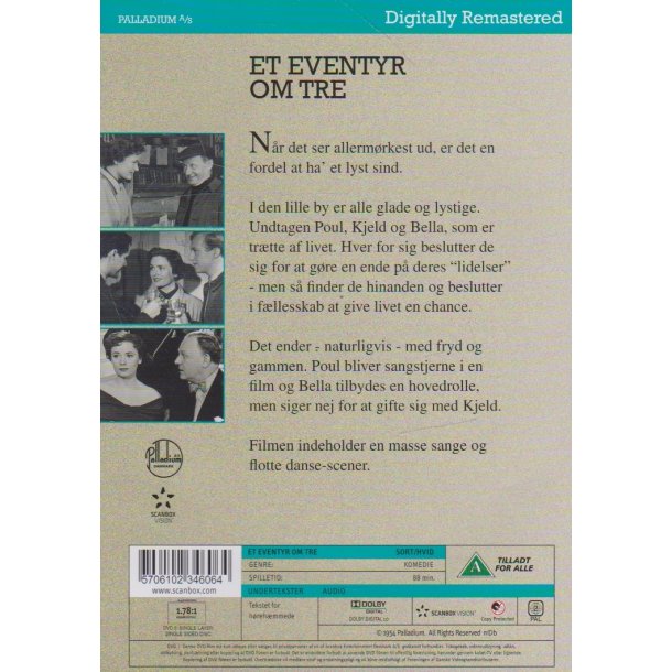 Et eventyr om tre (DVD)