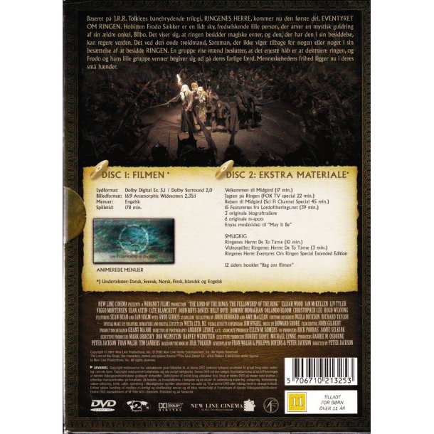 Ringenes Herre - Eventyret om ringen (DVD)