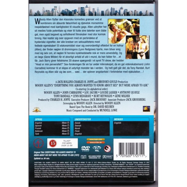 Everythind yoy always wanted to know about sex (DVD)