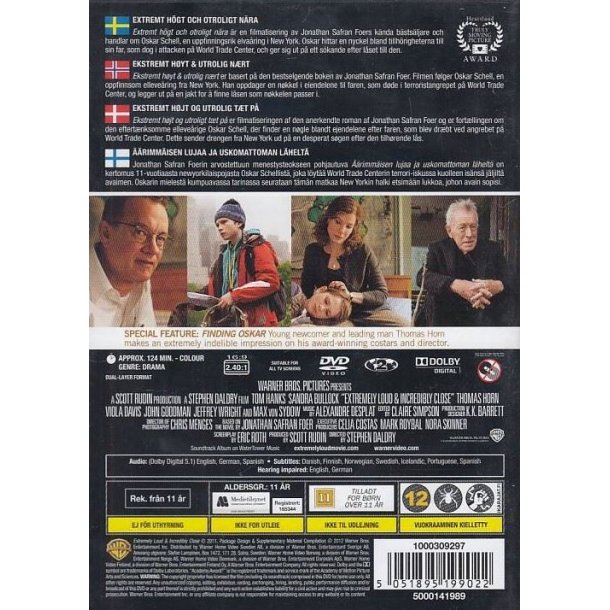 Extremely Loud & Incredibly Close (DVD)