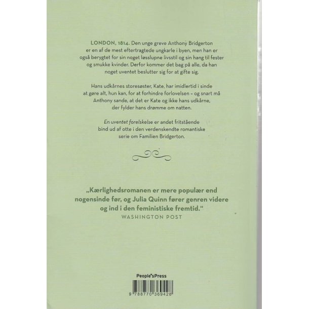 Familien Bridgerton 2 - En uventet forelskelse (Bog)