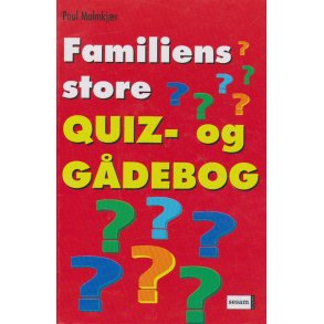 Familiens store quiz- og g�debog (Bog)
