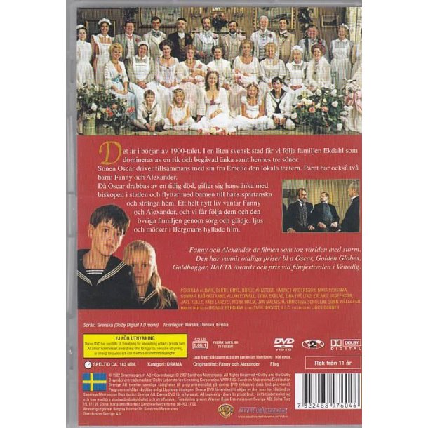Ingmar Bergman  - Fanny og Alexander (DVD)