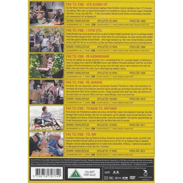 Far til fire - Boksen med 6 film (DVD)