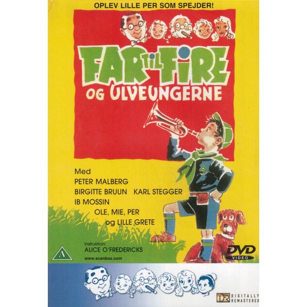 Far til fire og ulveungerne (DVD)