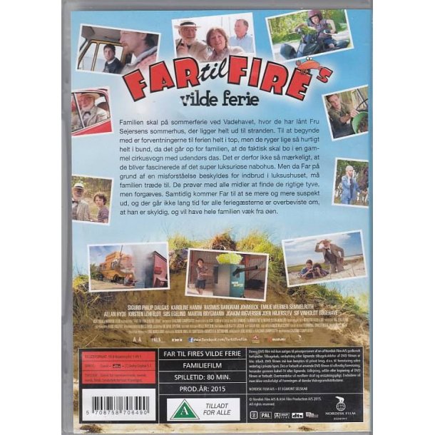 Far til Fires vilde ferie (DVD)